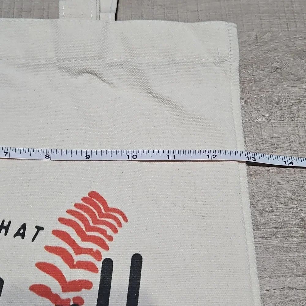 Baseball đâMom Life Canvas Tote Bag - Picture 3 of 5